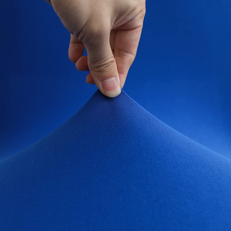 iEventStar 30 inches 32'' Highboy Cocktail Round Stretch Spandex Fitted Table Cover High Top Square Corners Tablecloth (30''-32'' Dia x 43'', Royal Blue) - Image 5
